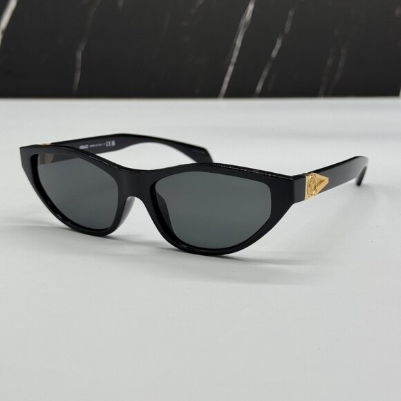 NEW VERSACE VE4491U GB1/87 WOMEN SUNGLASSES BLACK VE4491U GB187 EYEWEAR - Picture 1 of 10